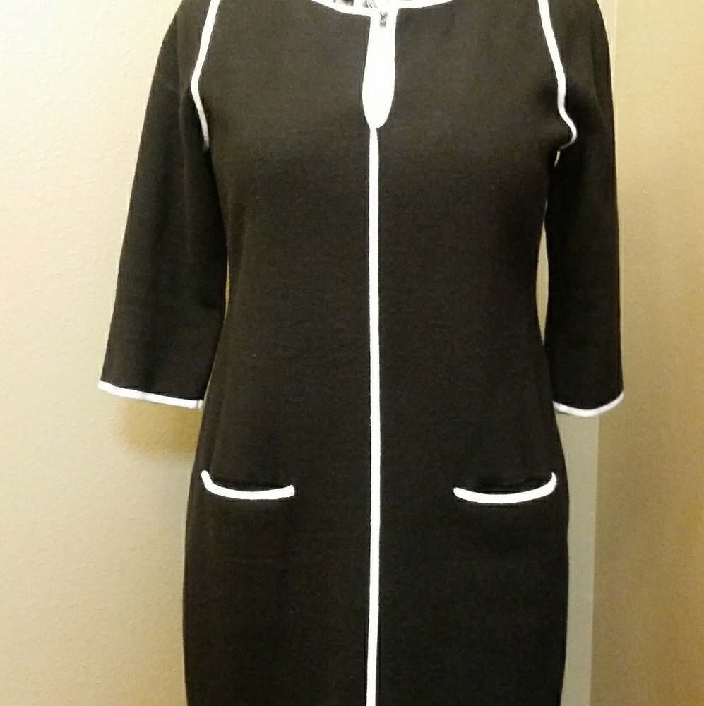 Black winter dress